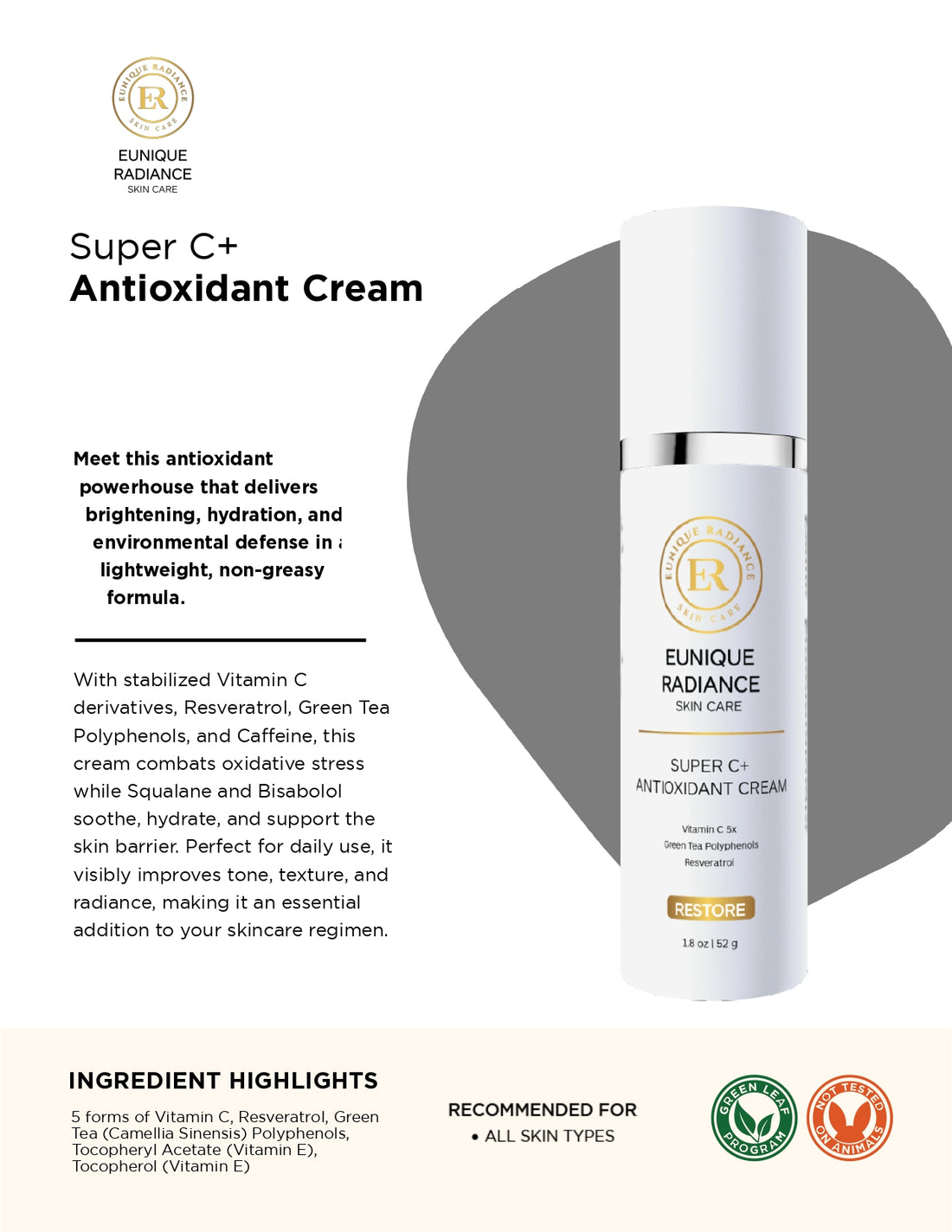 Super C+ Antioxidant Cream